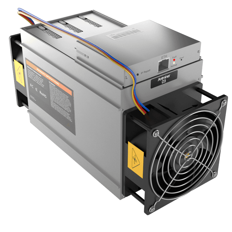 Antminer D3 bitcoin miner