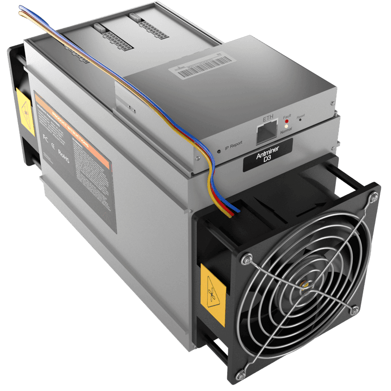 Antminer D3 bitcoin miner