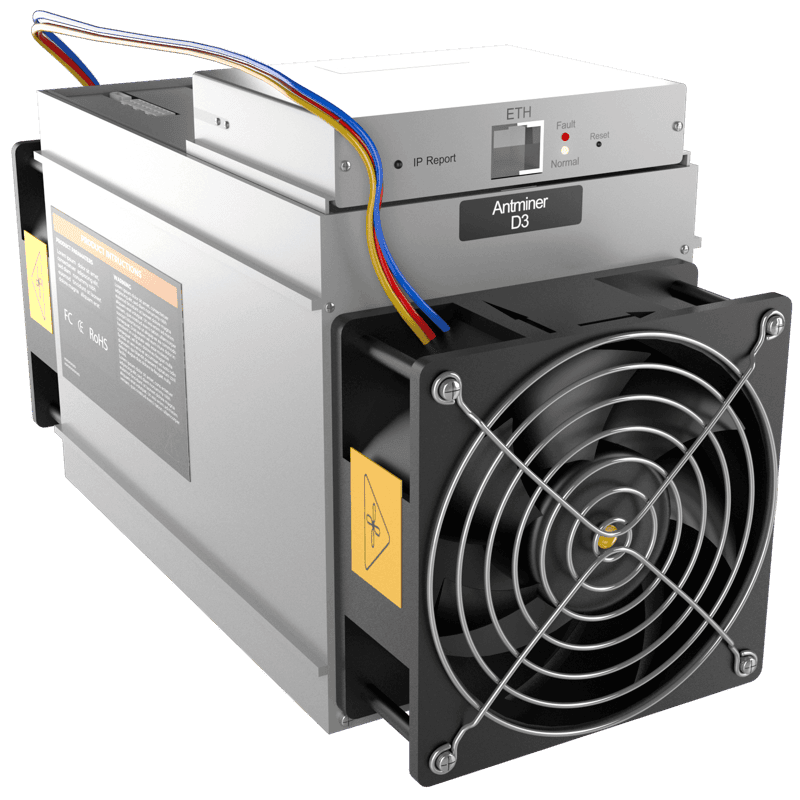 Antminer D3 bitcoin miner