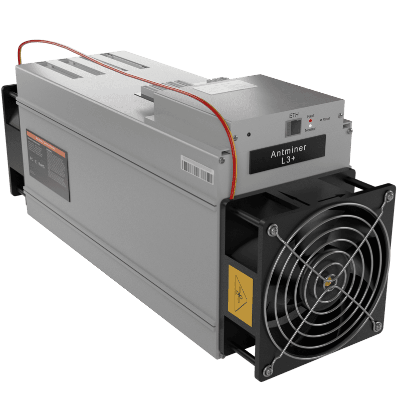 Antminer L3+ bitcoin miner