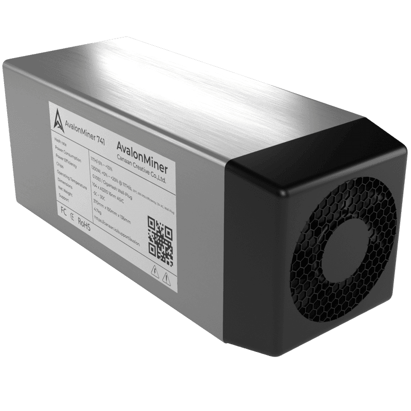 Canaan Avalon 741 bitcoin miner