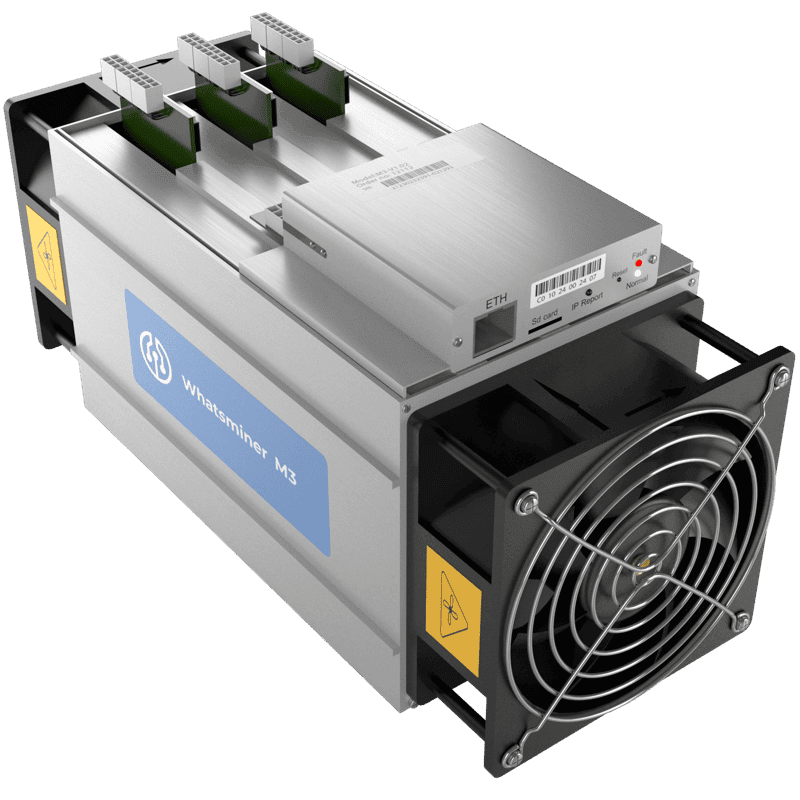 MicroBT Whatsminer M3 bitcoin miner